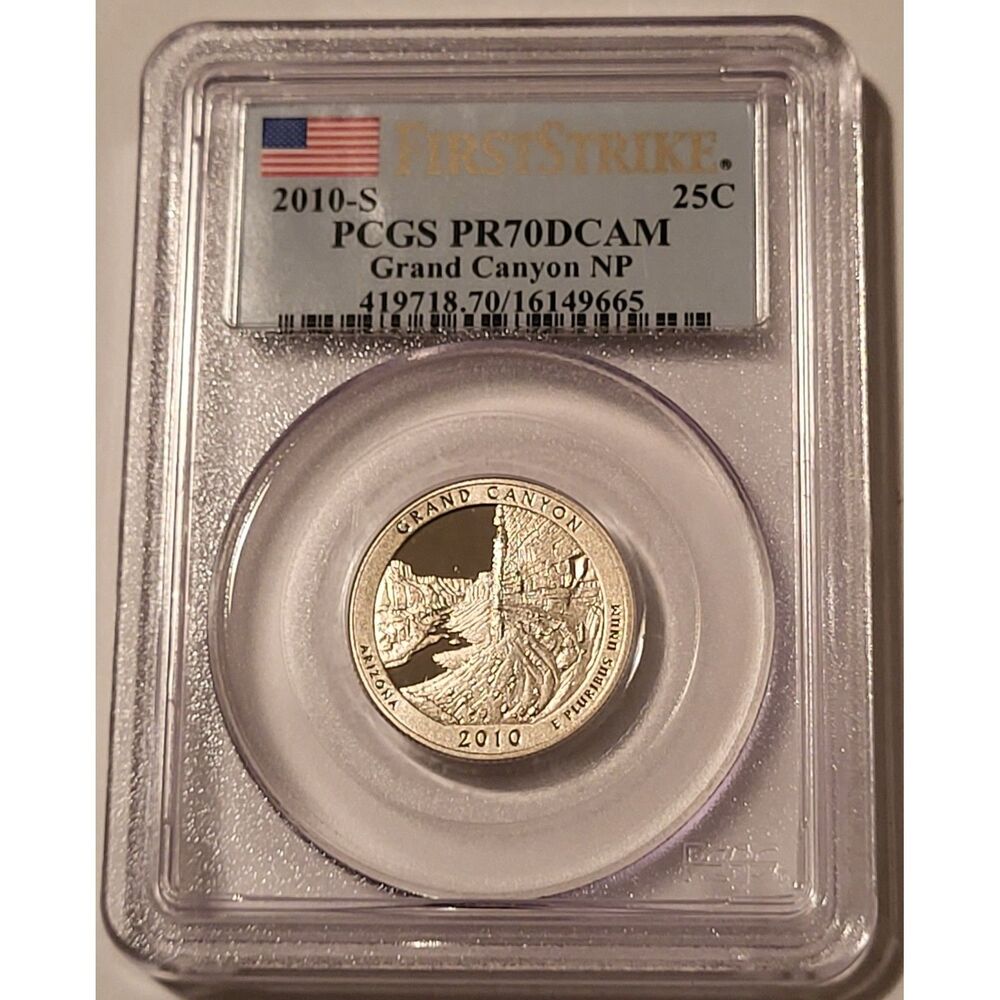 2010 S Clad Grand Canyon NP Quarter Proof PR70 DCAM PCGS First Strike